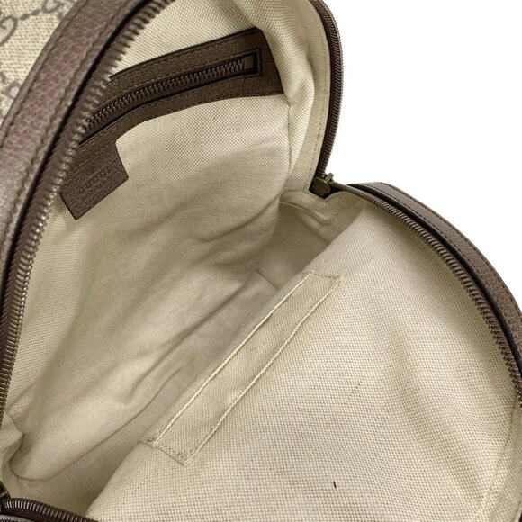 GUCCI Ophidia Beige Green Red PVC Cotton - Backpack 996-041925 - Picture 12 of 14